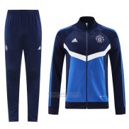 Jaqueta de Treinamento Manchester United 2024-2025 Azul