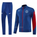 Jaqueta de Treinamento Paris Saint-Germain Crianca 2025-2026 Azul Vermelho
