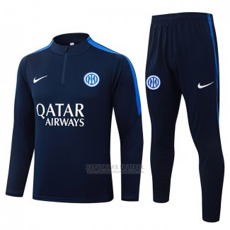 Sueter de Treinamento Inter de Milao Crianca 2026-2027 Azul Oscuro