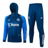 Sueter de Treinamento Manchester United 2023-2024 Azul