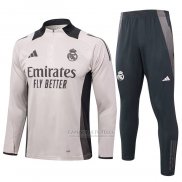 Sueter de Treinamento Real Madrid Crianca 2024-2025 Rosa Claro