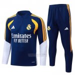 Sueter de Treinamento Real Madrid Crianca 2026-2027 Azul
