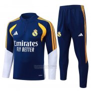 Sueter de Treinamento Real Madrid Crianca 2026-2027 Azul