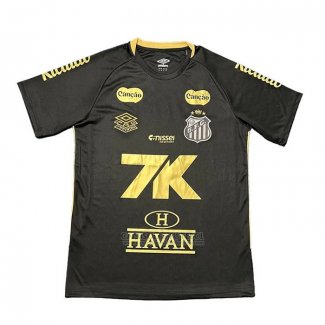 Tailandia Camisola Santos Special 2025 Preto Oro