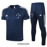 Fato de Treino Cruzeiro Manga Curta 2020-2021 Azul