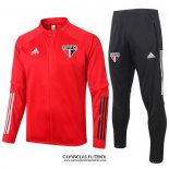 Jaqueta de Treinamento Sao Paulo 2020-2021 Vermelho