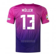 Camisola Alemanha Jogador Muller 2º 2024