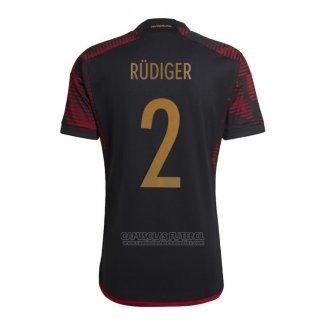 Camisola Alemanha Jogador Rudiger 2º 2022