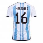 Camisola Argentina Jogador Martinez 1º 2022