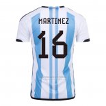 Camisola Argentina Jogador Martinez 1º 2022