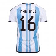 Camisola Argentina Jogador Martinez 1º 2022