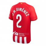Camisola Atletico Madrid Jogador J.m.gimenez 1º 2023-2024