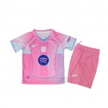 Camisola Barcelona Special Crianca 2025-2026 Rosa
