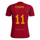 Camisola Espanha Jogador Ferran 1º 2022