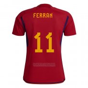 Camisola Espanha Jogador Ferran 1º 2022