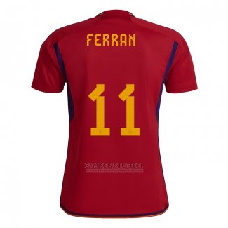 Camisola Espanha Jogador Ferran 1º 2022