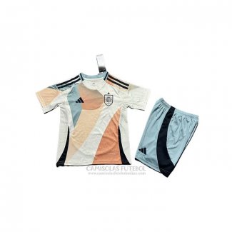 Camisola Espanha 2º Crianca Euro 2025