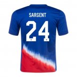 Camisola Estados Unidos Jogador Sargent 2º 2024