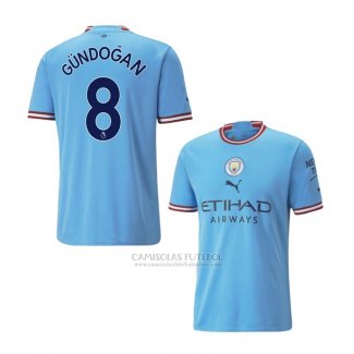 Camisola Manchester City Jogador Gundogan 1º 2022-2023