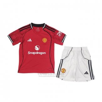 Camisola Manchester United 1º Crianca 2025-2026