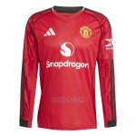 Camisola Manchester United 1º Manga Comprida 2025-2026