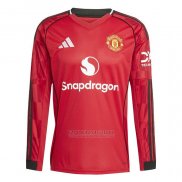 Camisola Manchester United 1º Manga Comprida 2025-2026