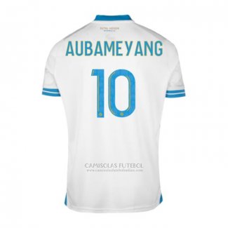 Camisola Olympique Marsella Jogador Aubameyang 1º 2023-2024