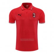 Camisola Polo del AC Milao 2022-2023 Vermelho