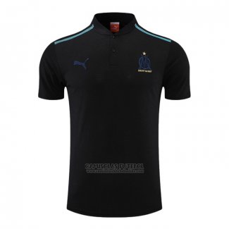 Camisola Polo del Olympique Marsella 2022-2023 Preto