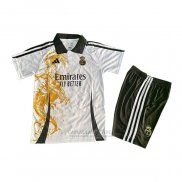 Camisola Real Madrid Dragon Crianca 2025-2026 Branco