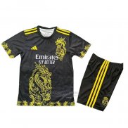 Camisola Real Madrid Dragon Crianca 2025-2026 Preto