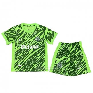 Camisola Sporting Goleiro 1º Crianca 2025-2026