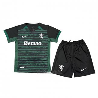 Camisola Sporting Special Crianca 2025-2026 Verde Preto