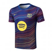 Camisola de Treinamento Barcelona 2025-2026 Azul Amarelo