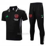 Conjunto Polo del Arsenal 2025-2026 Preto
