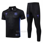 Conjunto Polo del Barcelona 2025-2026 Preto