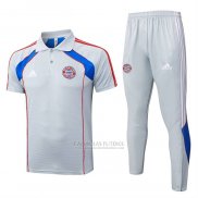 Conjunto Polo del Bayern de Munique 2025-2026 Cinza