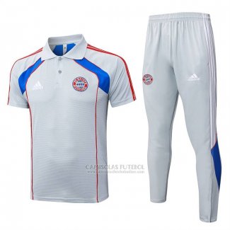Conjunto Polo del Bayern de Munique 2025-2026 Cinza