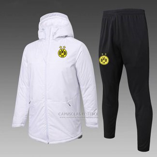 Fato de Treino Acolchoado Dortmund 2025-2026 Branco