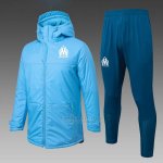 Fato de Treino Acolchoado Olympique Marsella 2025-2026 Azul Branco