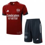Fato de Treino Arsenal Manga Curta 2025-2026 Vermelho - Calcas Curta