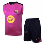 Fato de Treino Barcelona Sem Mangas 2025-2026 Rosa