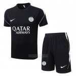 Fato de Treino Paris Saint-Germain Manga Curta 2026-2027 Preto - Calcas Curta