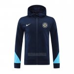 Jaqueta Hoodie Chelsea 2024-2025 Azul