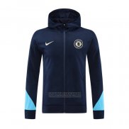 Jaqueta Hoodie Chelsea 2024-2025 Azul