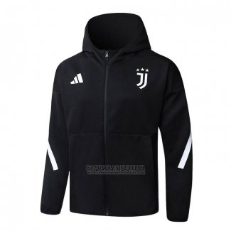 Jaqueta Hoodie Juventus 2025-2026 Preto