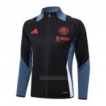 Jaqueta Manchester United 2024-2025 Preto Y Cinza