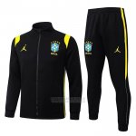 Jaqueta de Treinamento Brasil 2026-2027 Preto Amarelo