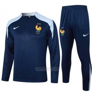 Sueter de Treinamento Franca Crianca 2024-2025 Azul