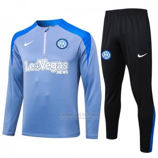 Sueter de Treinamento Inter de Milao 2024-2025 Azul